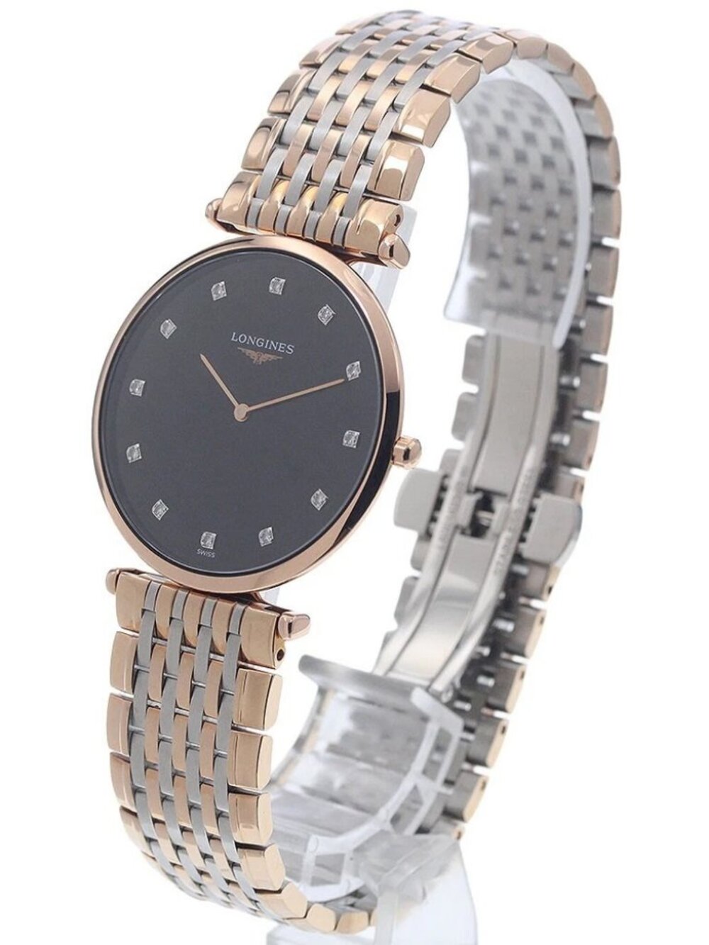 LONGINES La Grand Classic L4.709.1 12P diamond Quartz Boy's Watch_965245